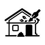 gutter cleaning at home